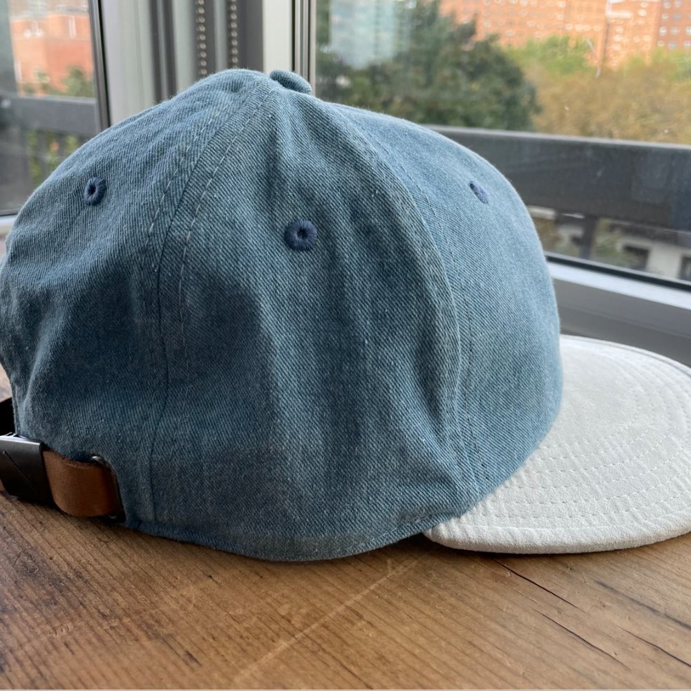 Saturdays NYC two-tone blue/white adjustable hat